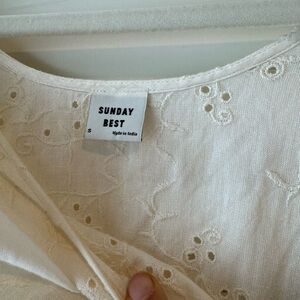 Aritzia Sunday best eyelet dress